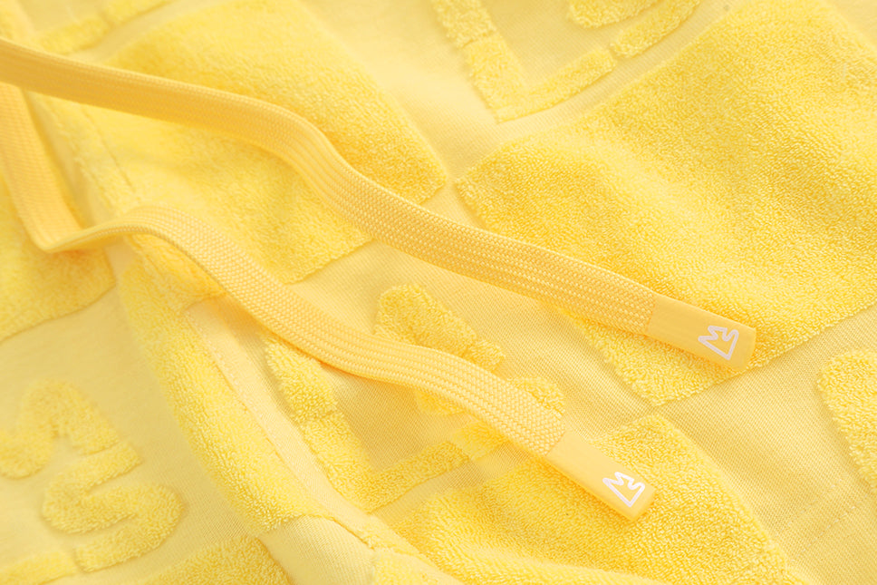 Yellow-Toweling-Mini-Shorts-DETAIL-1