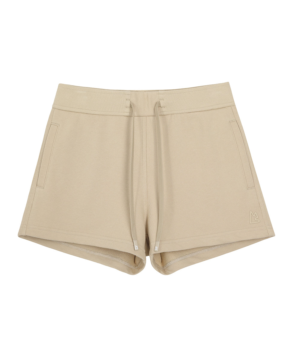 Khaki Essential Moss Mini Shorts