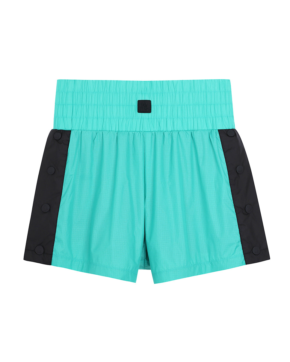 Turquoise Black Boxer Shorts