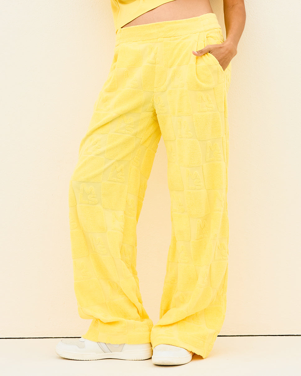 Gracie Toweling Flare Pants