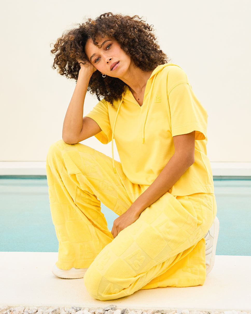 Gracie Toweling Flare Pants