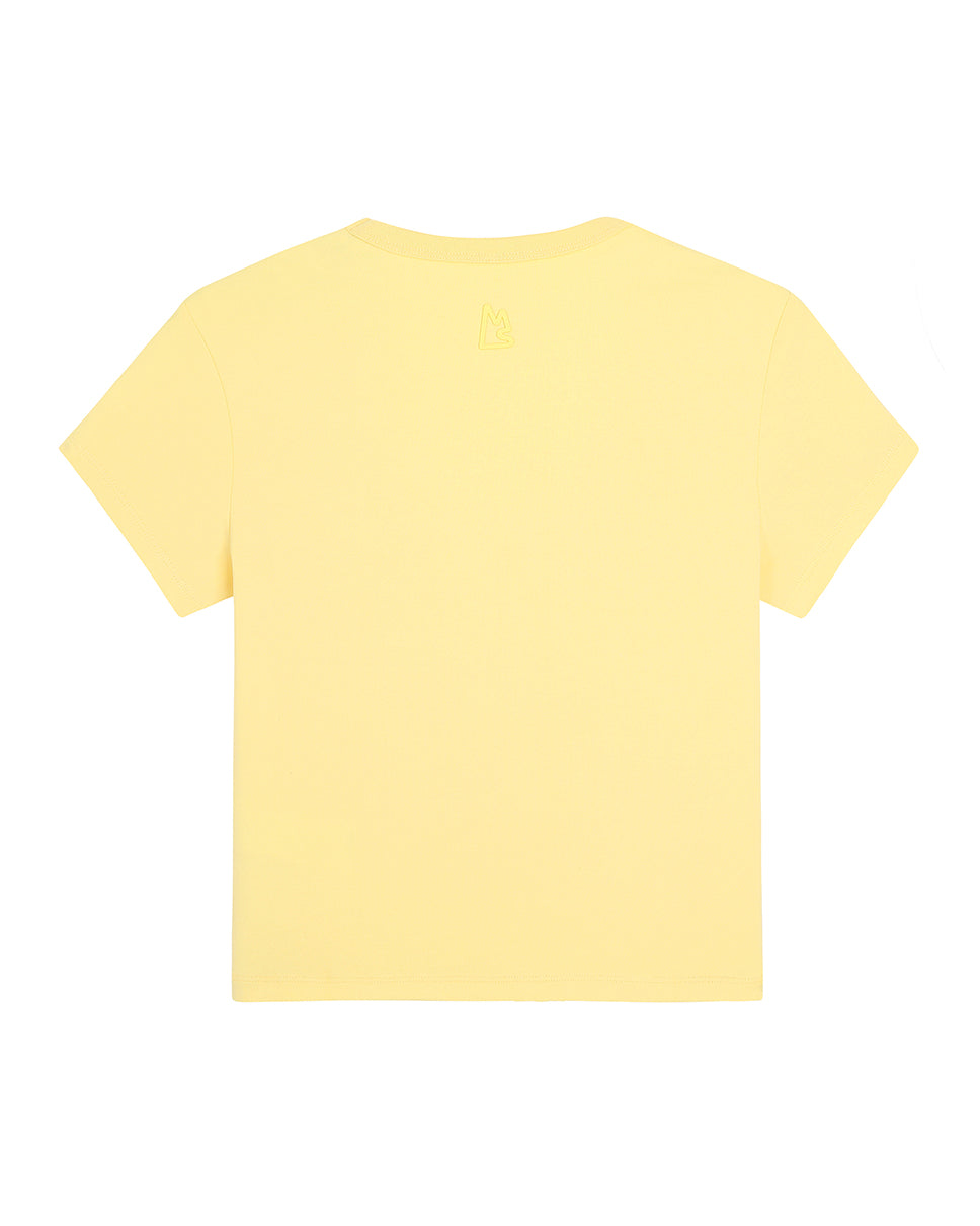 Yellow Donna Bamboo Scoop Tee