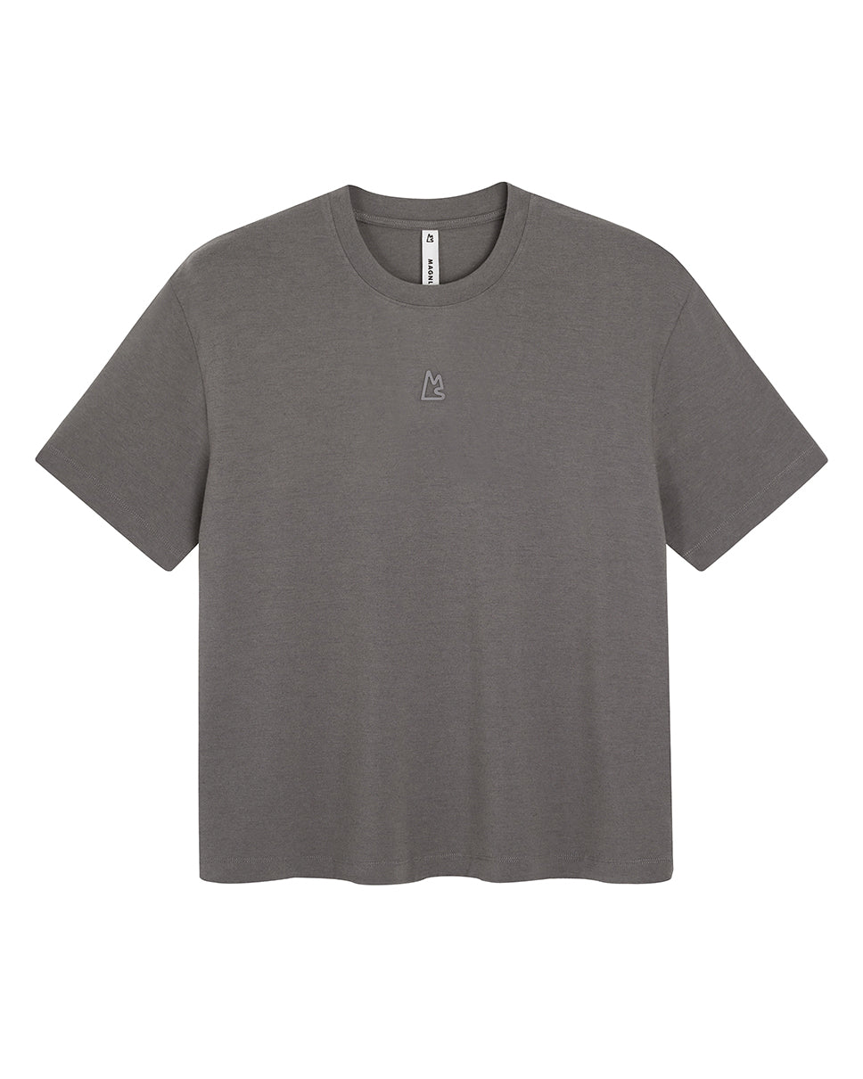 Ash Gray Bungee Boxy Tee