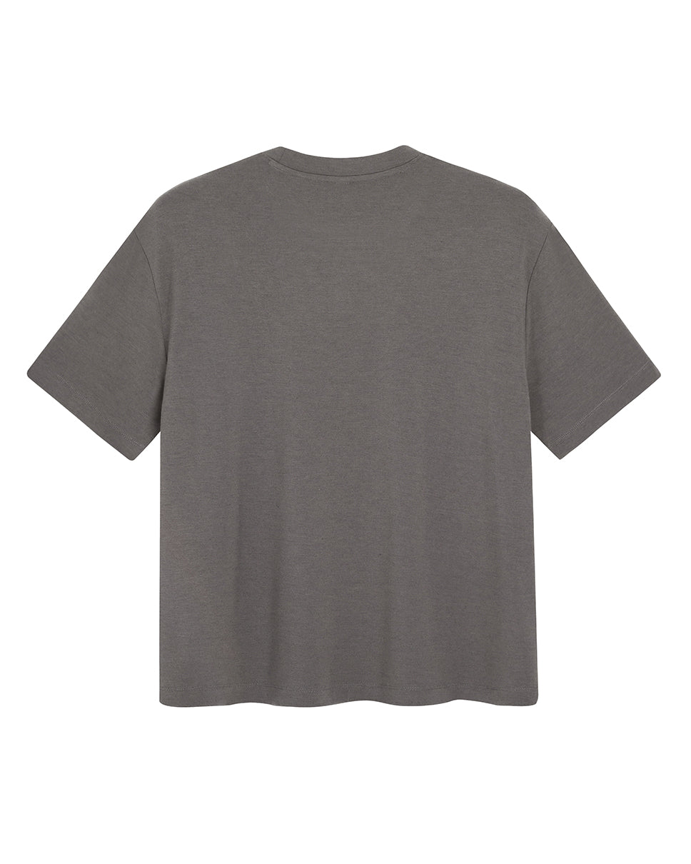 Ash Gray Bungee Boxy Tee