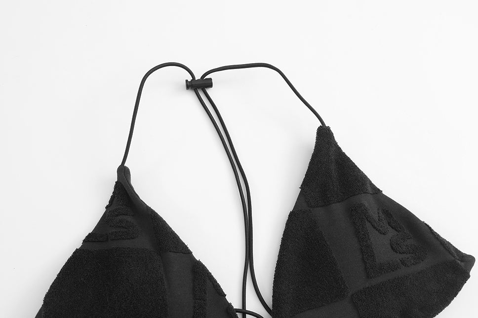 Toweling Bikini Top