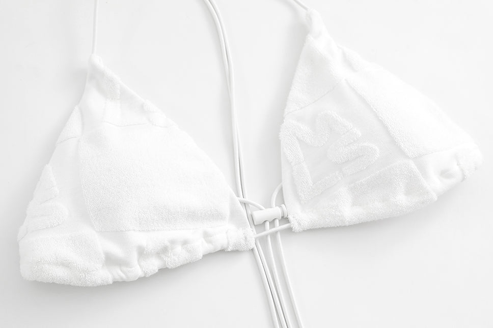 Toweling Bikini Top