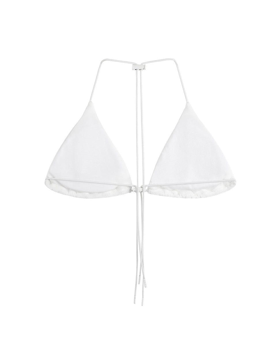 Toweling Bikini Top