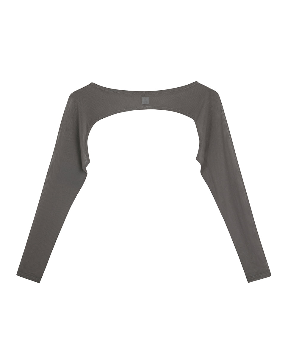Ash Gray Echo Mesh Sleeves
