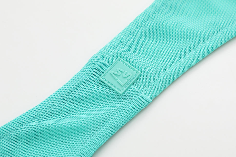 Turquoise Echo Mesh Sleeves