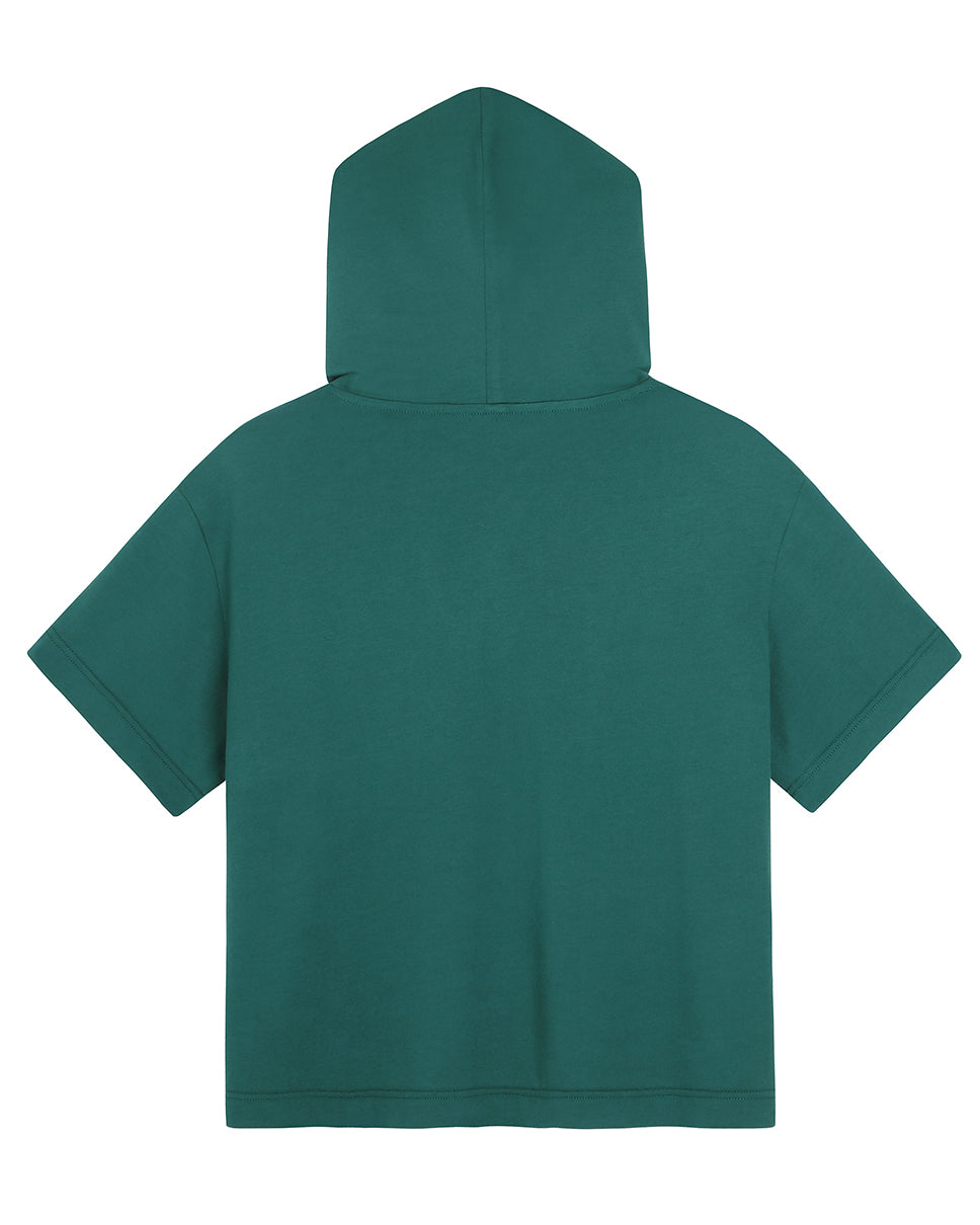 Supima Short Sleeve Hoodie Shirt