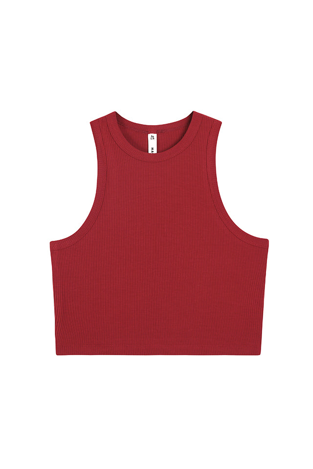 Billie Cropped Rib Tank