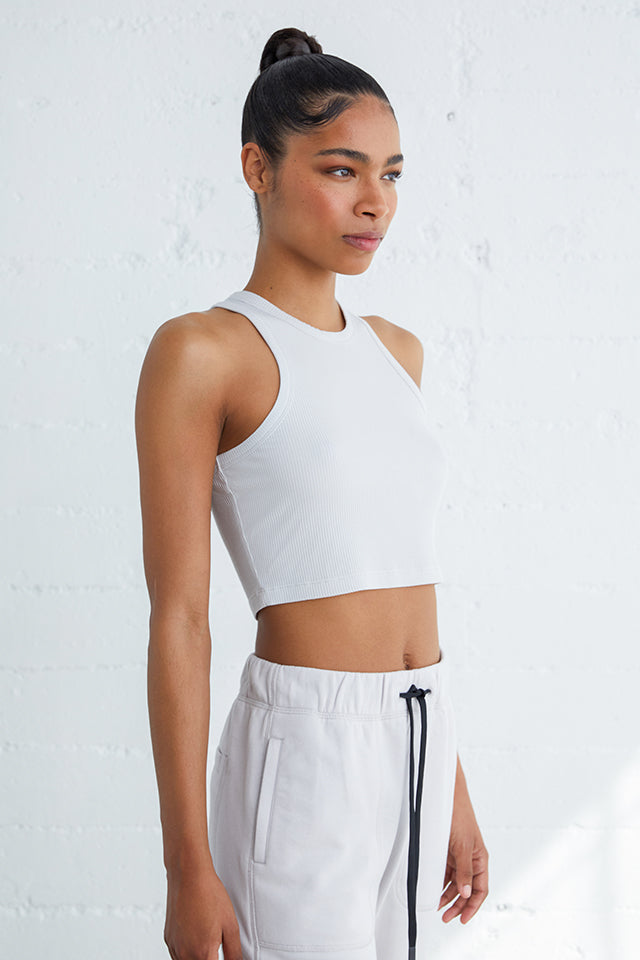 Billie Cropped Rib Tank