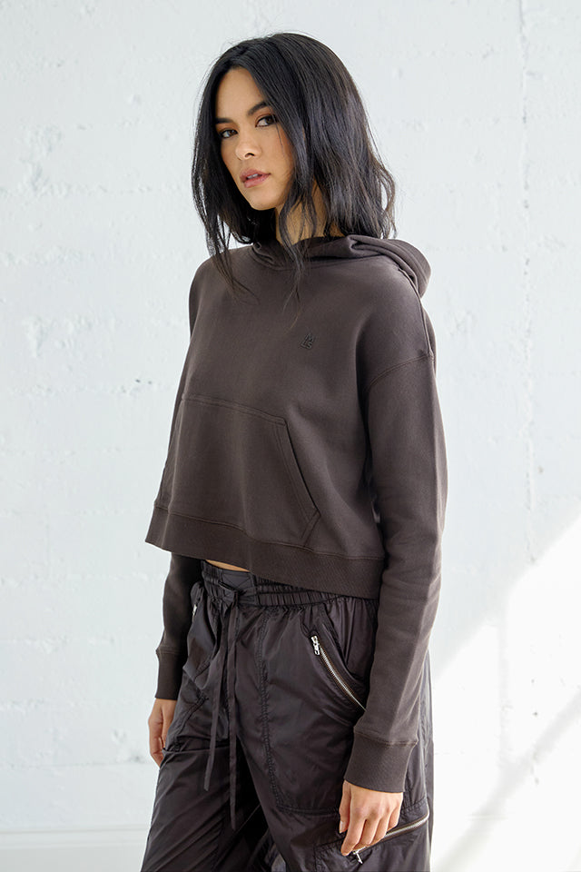 Essential Linden Cropped Hoodie