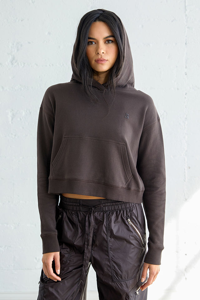 Essential Linden Cropped Hoodie