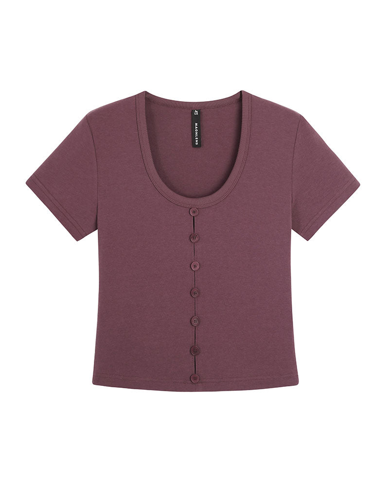 Viola Cropped Tee
