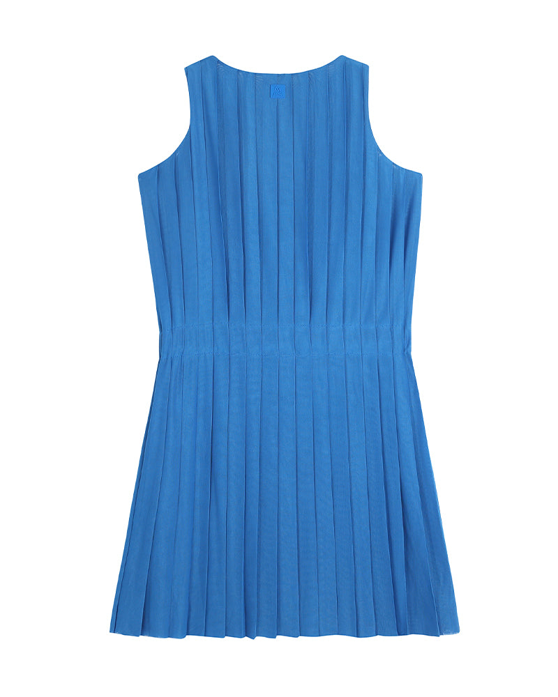Echo Pleated Mini Dress