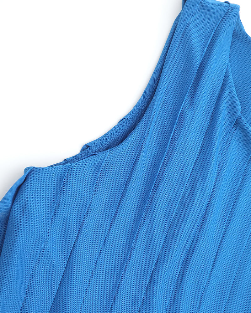Echo Pleated Mini Dress