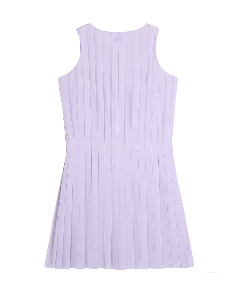 Echo Pleated Mini Dress