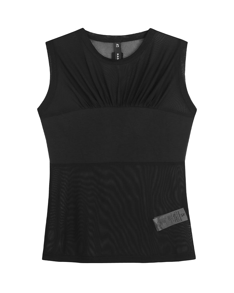 Cecilia Echo Mesh Tank