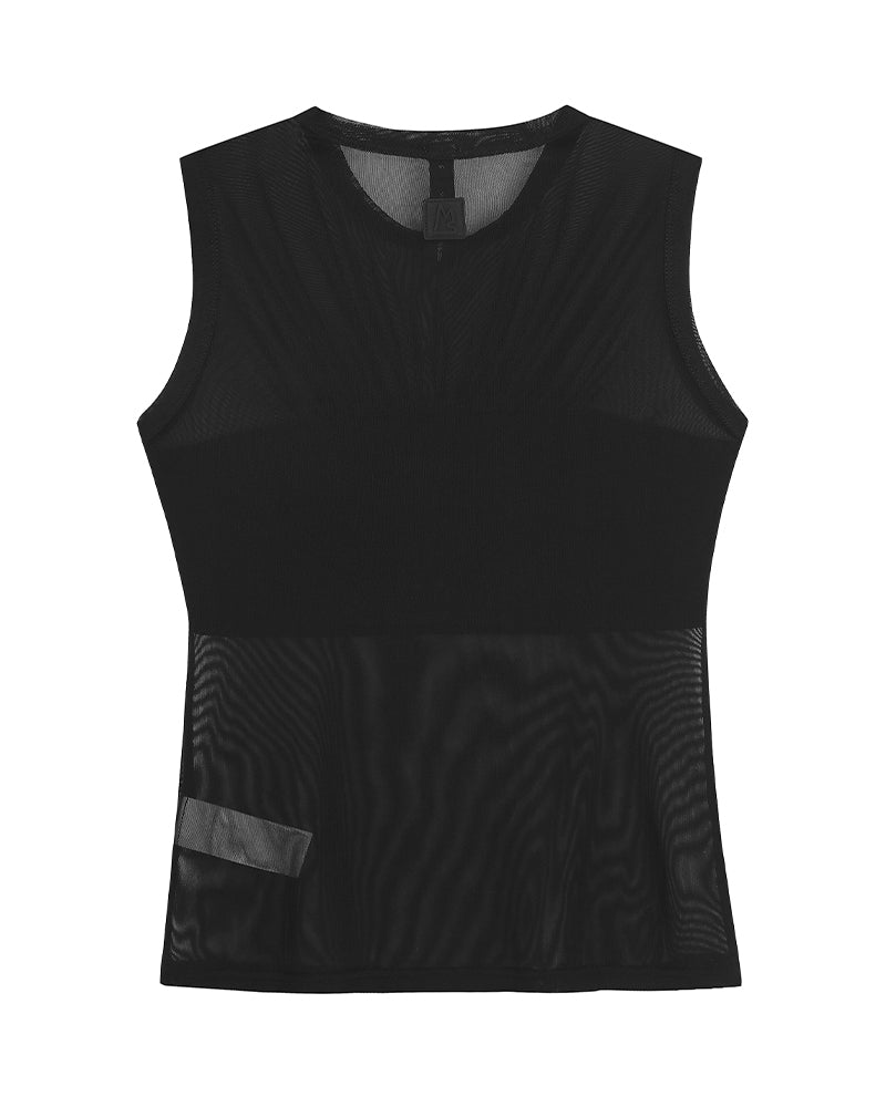 Cecilia Echo Mesh Tank
