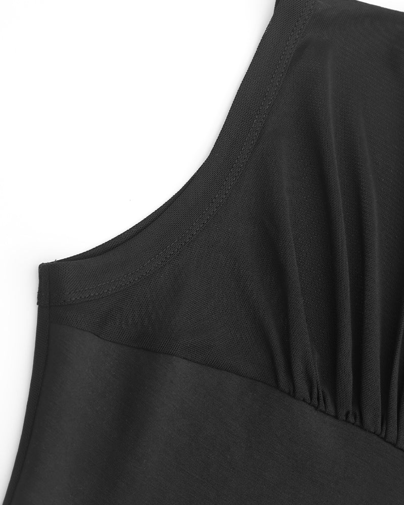 Cecilia Echo Mesh Tank