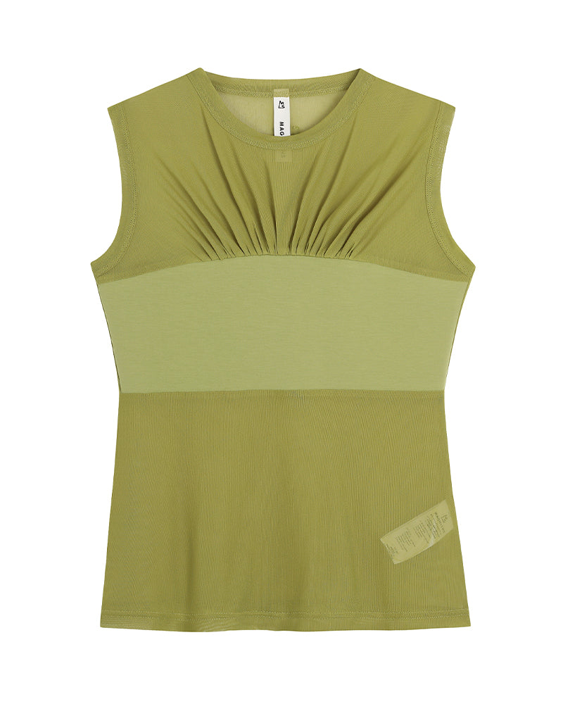Cecilia Echo Mesh Tank