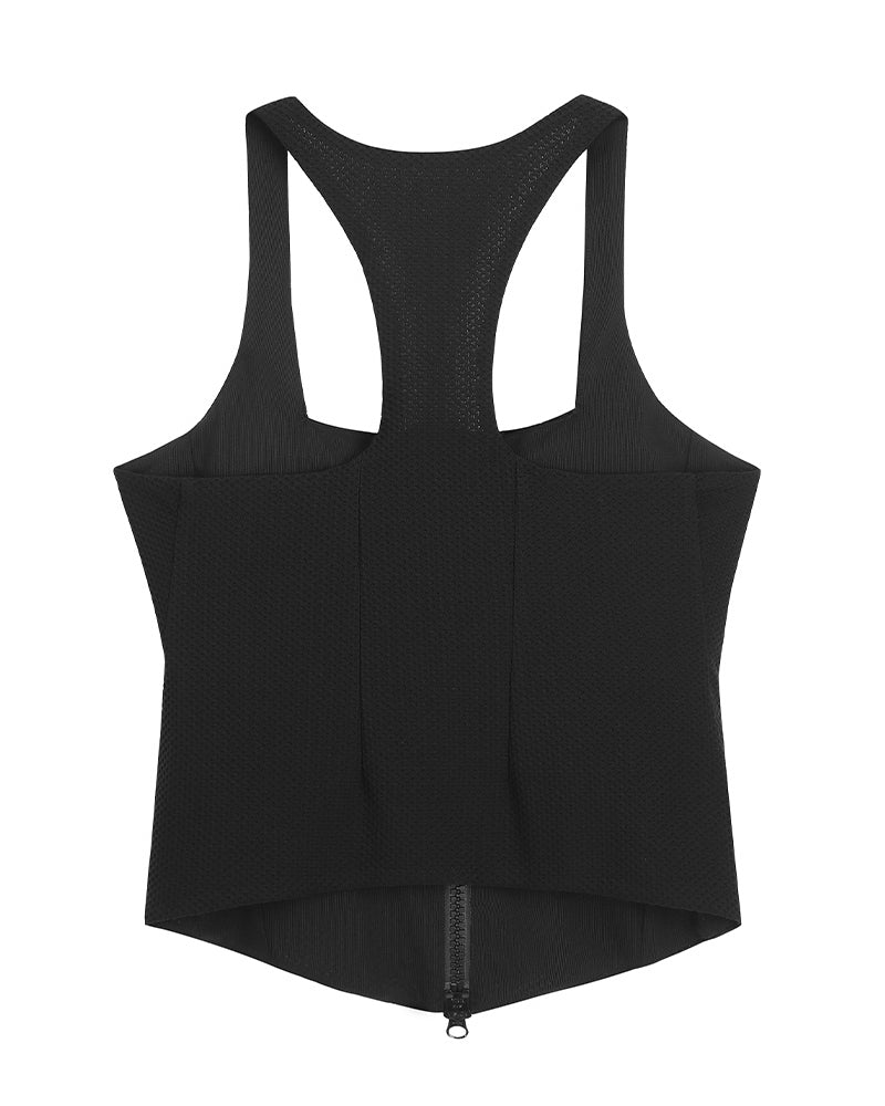 Corset Zip-Up Tank
