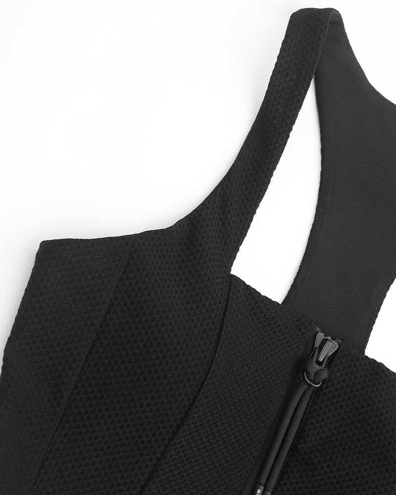 Corset Zip-Up Tank