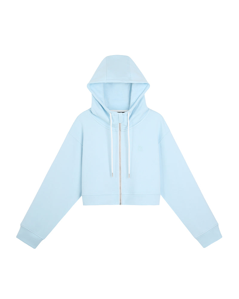 Moss Landsdowne Cropped Hoodie