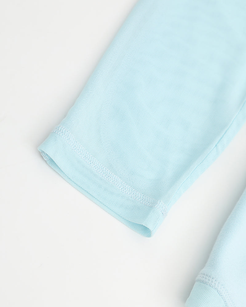 Roya Mesh Sleeve Top
