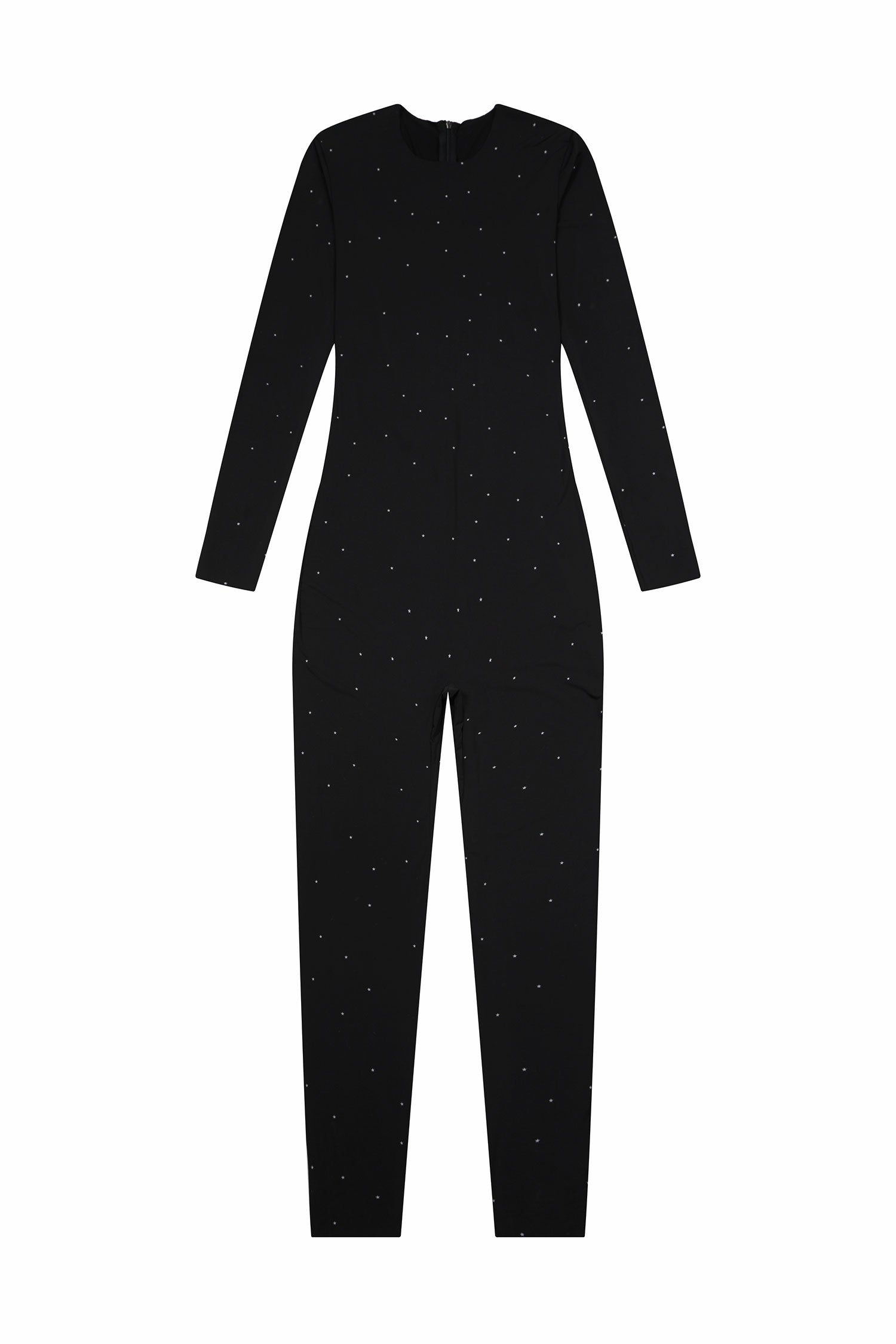 Catsuit With Mini Reflective Star Print