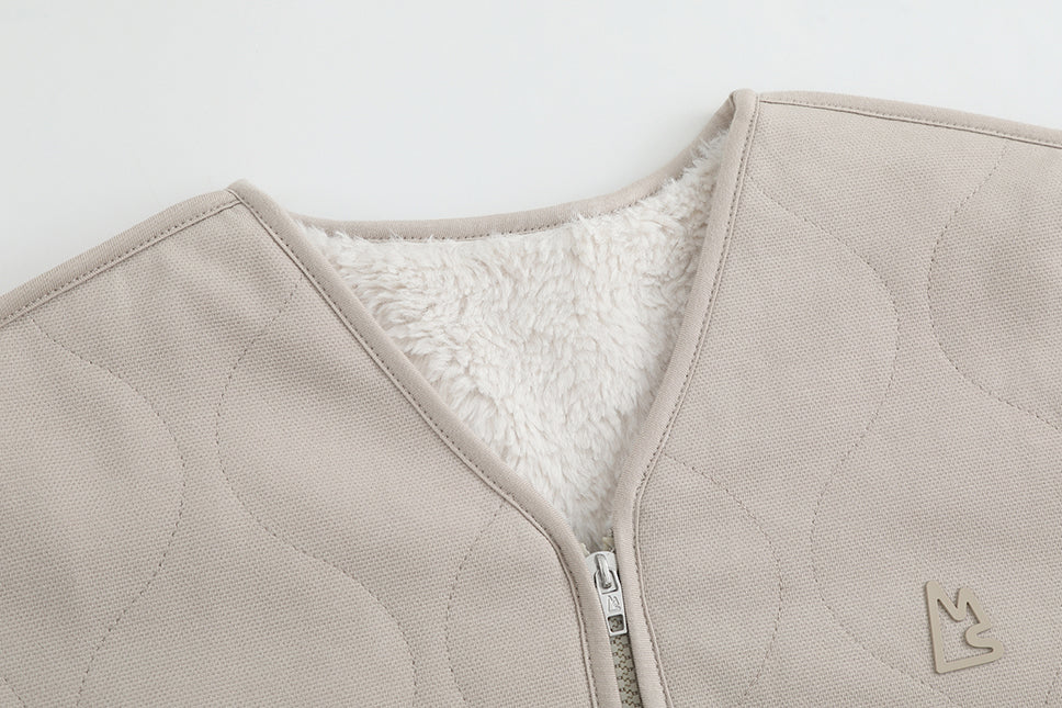 Emily Reversible Quilted Teddy Jacket