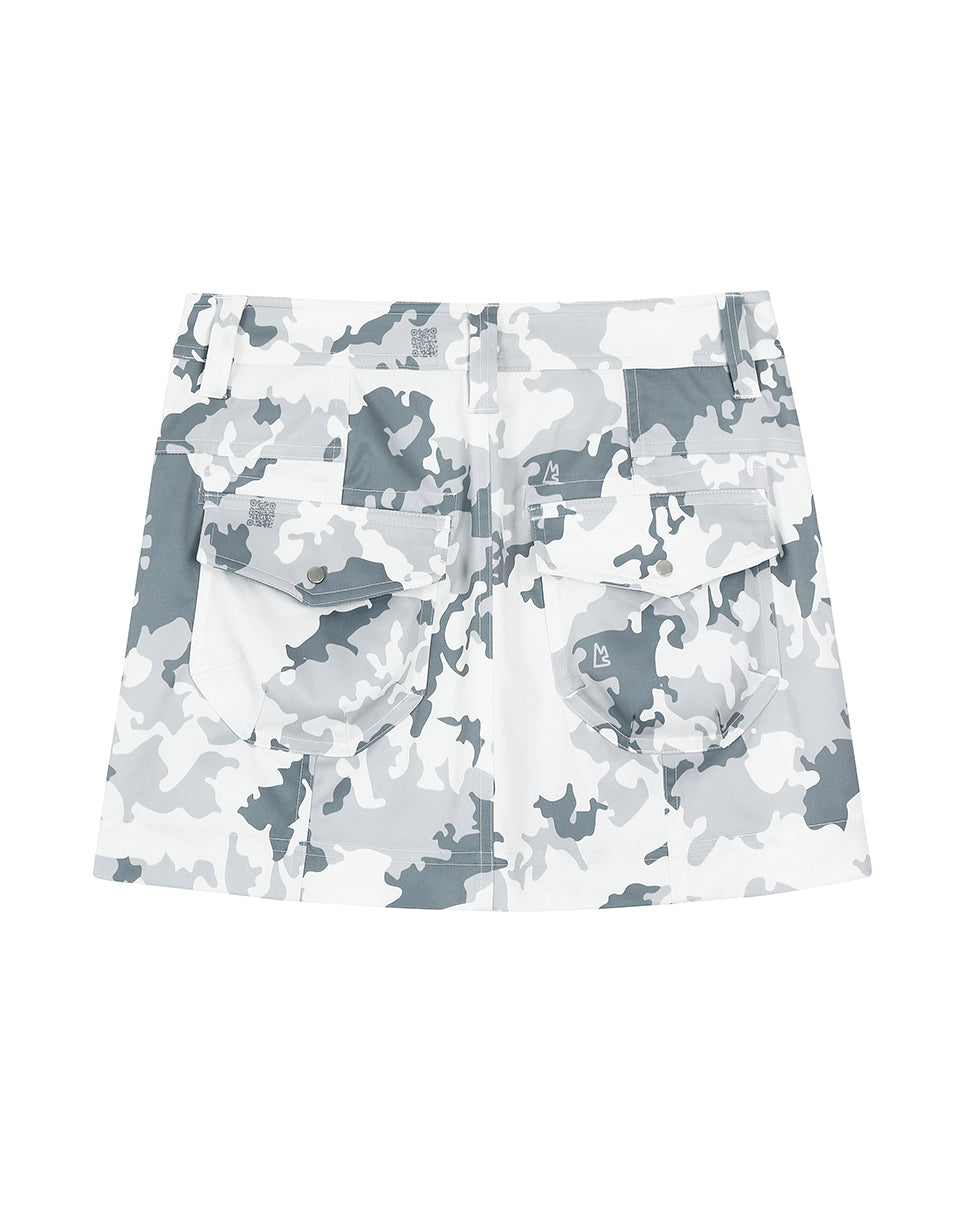 Arctic Camo Jules Mini Skirt