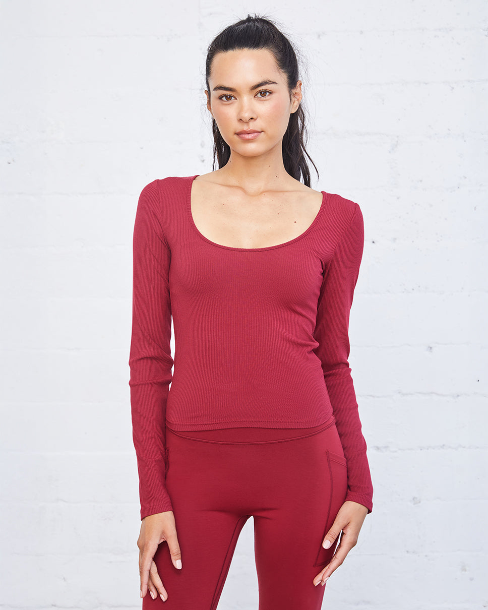 Essential Lara Rib Long Sleeve