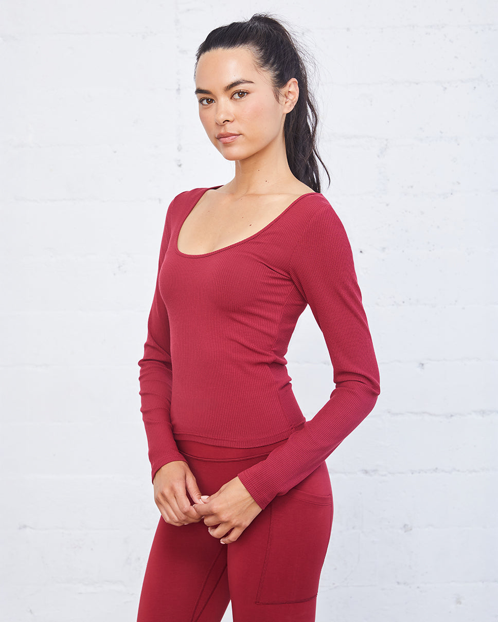 Essential Lara Rib Long Sleeve