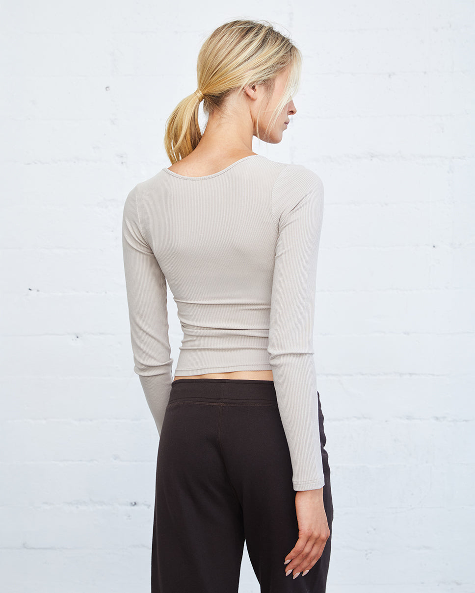 Essential Lara Rib Long Sleeve