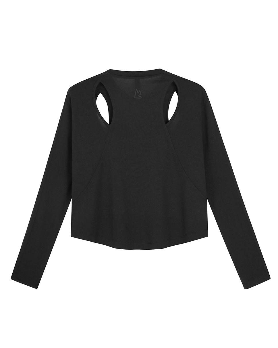 Dahlia Long Sleeve Boxy Tee