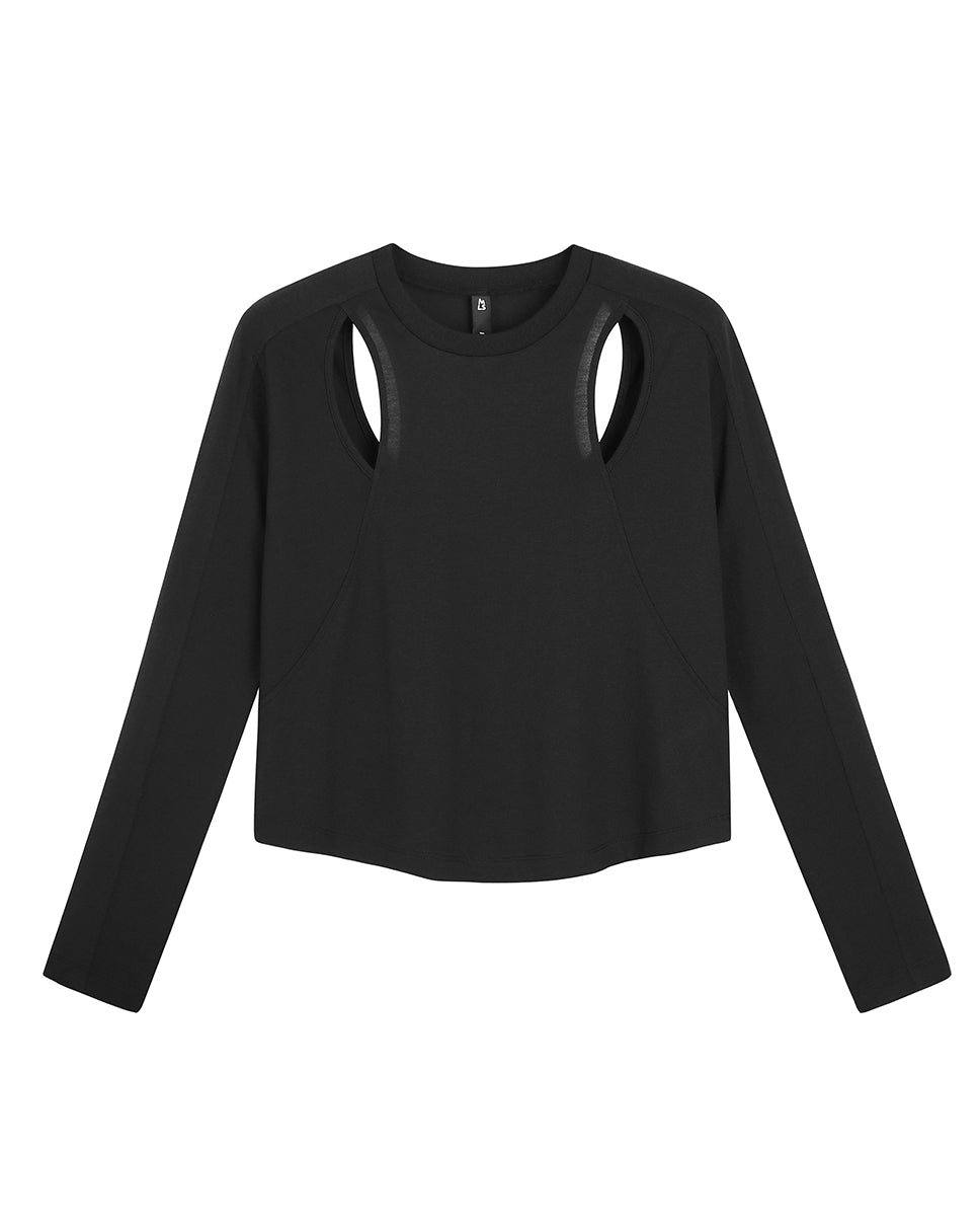 Dahlia Long Sleeve Boxy Tee