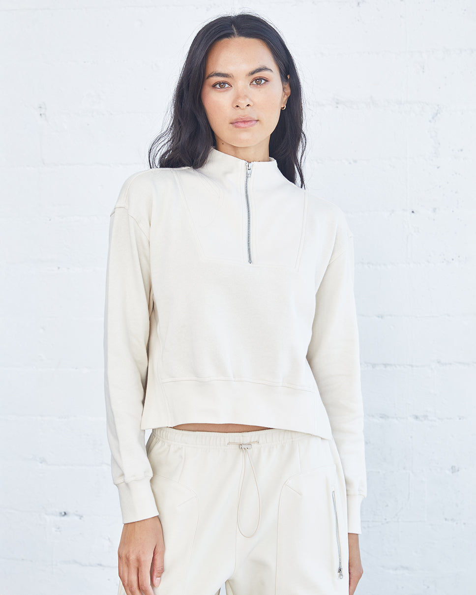 Charisse Linden Half-Zip Pullover