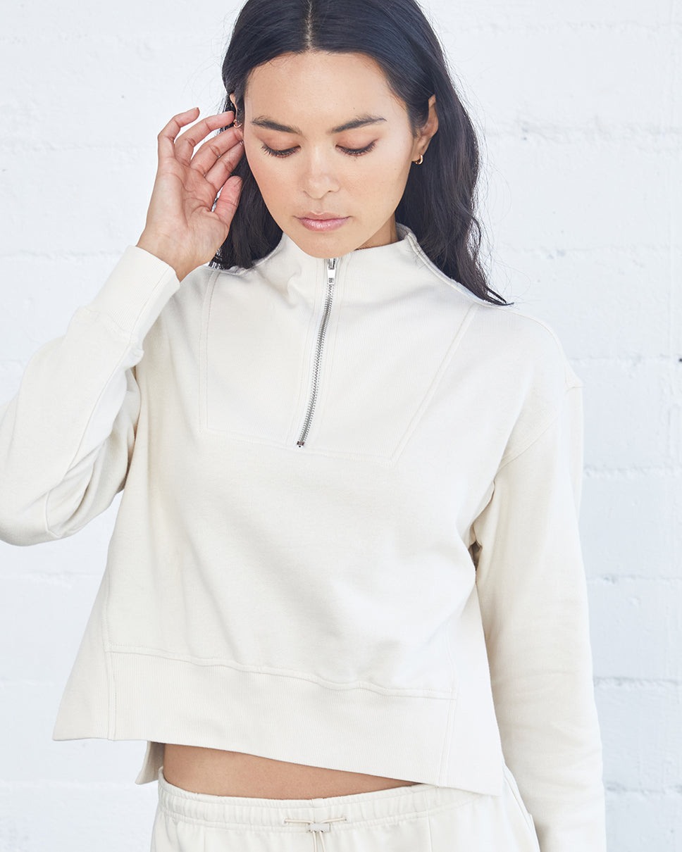 Charisse Linden Half-Zip Pullover