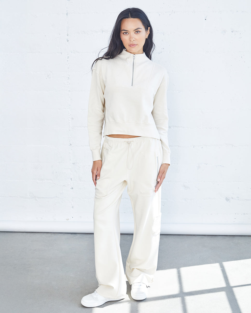 Charisse Linden Half-Zip Pullover