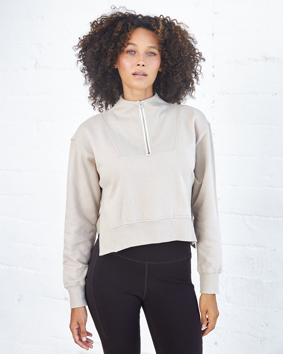 Charisse Linden Half-Zip Pullover