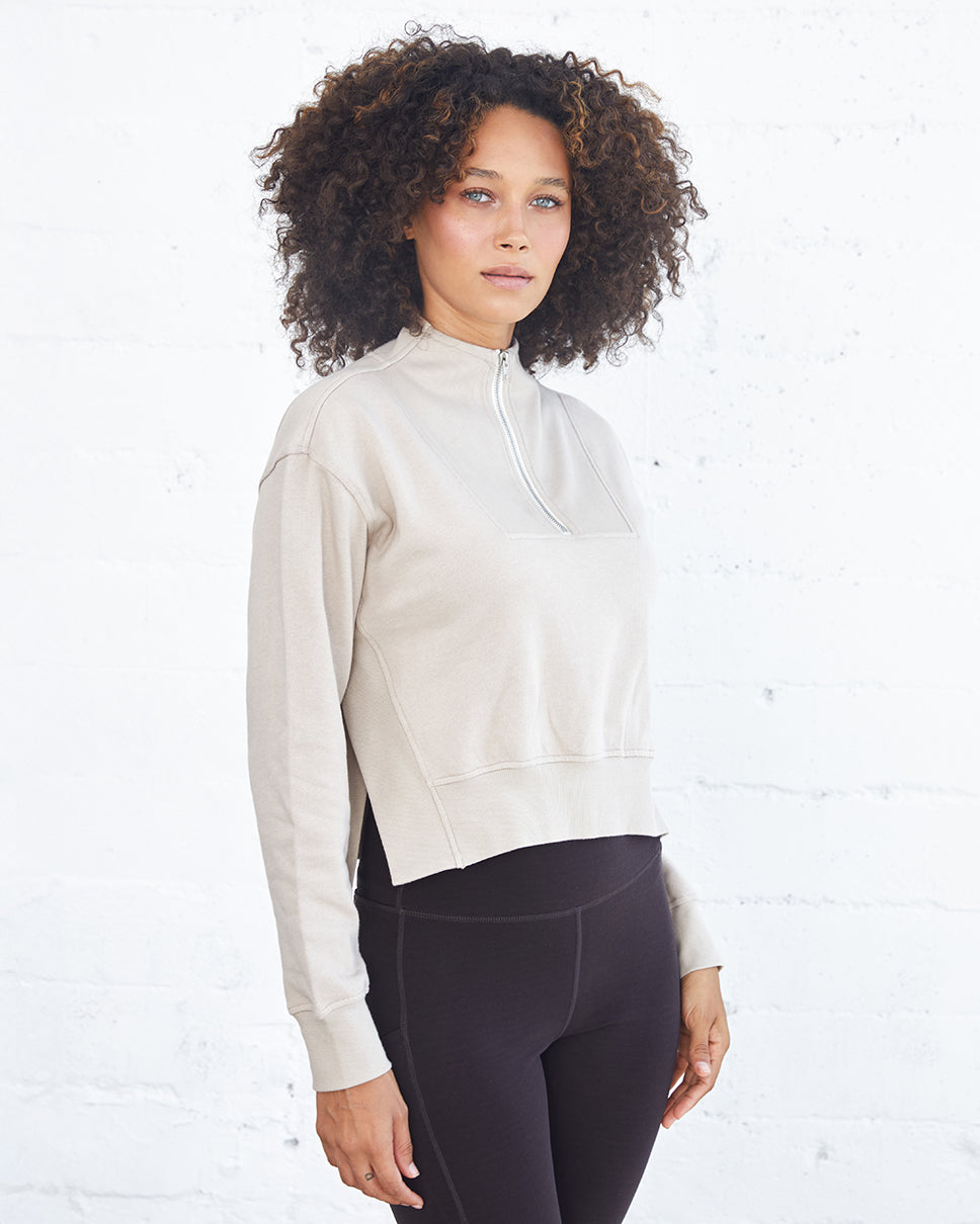 Charisse Linden Half-Zip Pullover