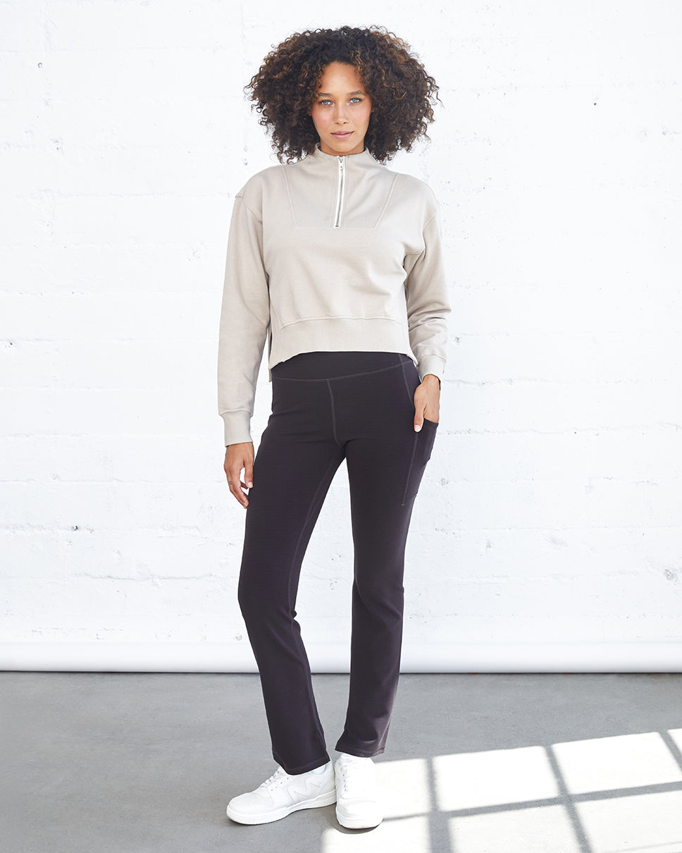 Charisse Linden Half-Zip Pullover