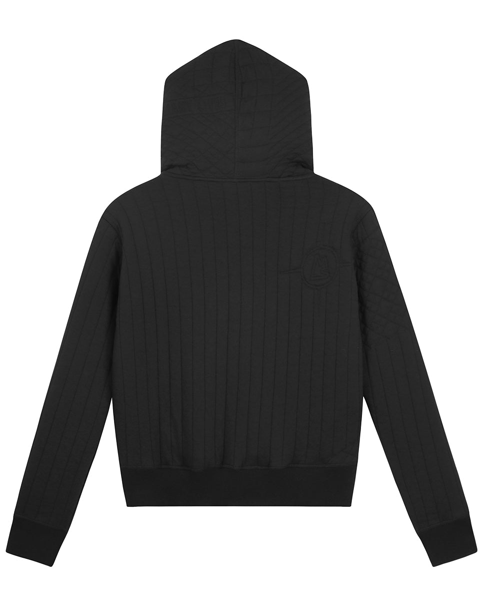 Zeno Quilted Zip-Up Hoodie