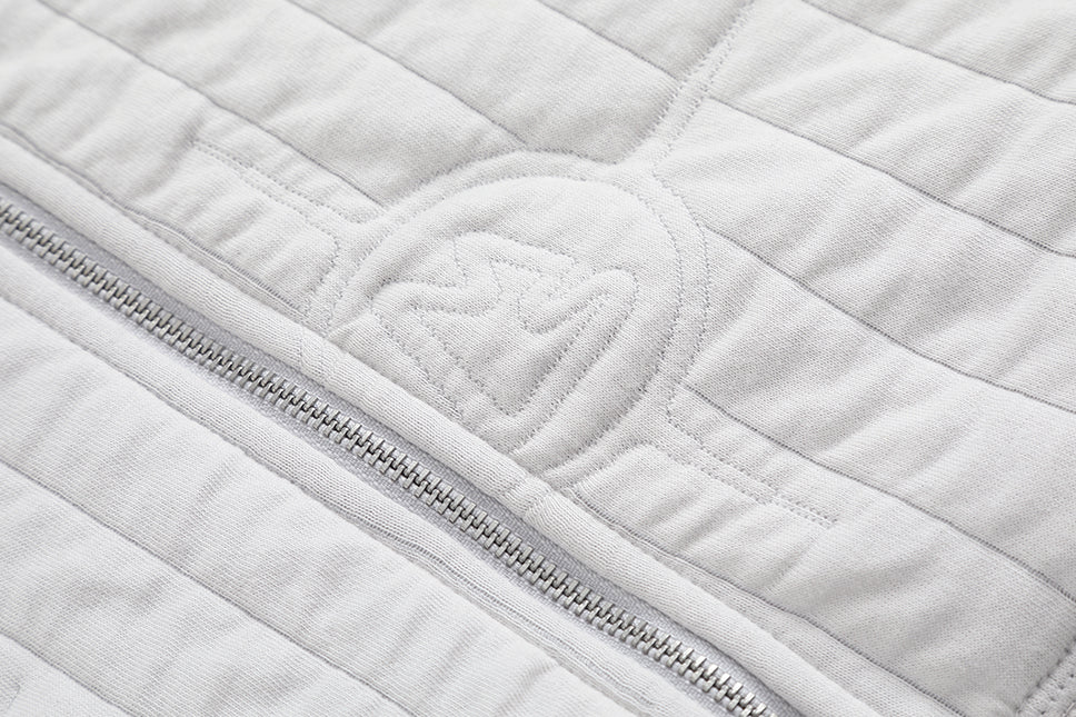 Zeno Quilted Zip-Up Hoodie