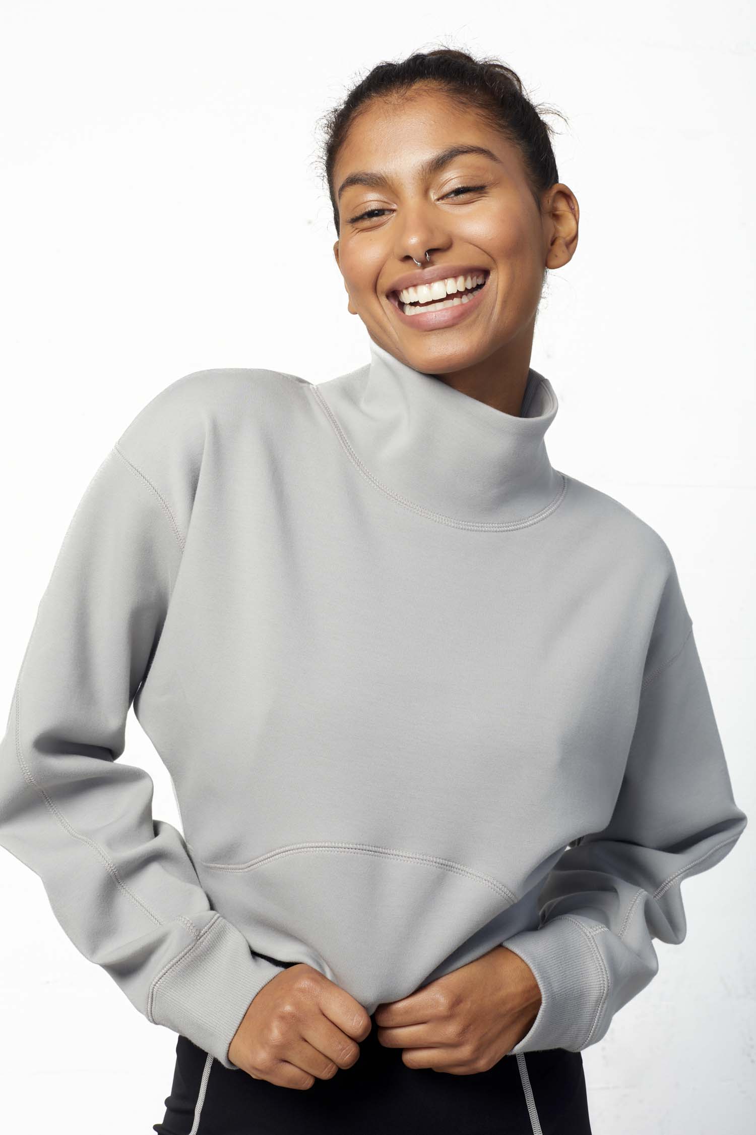 Mira Articulated Cropped Sweatshirt