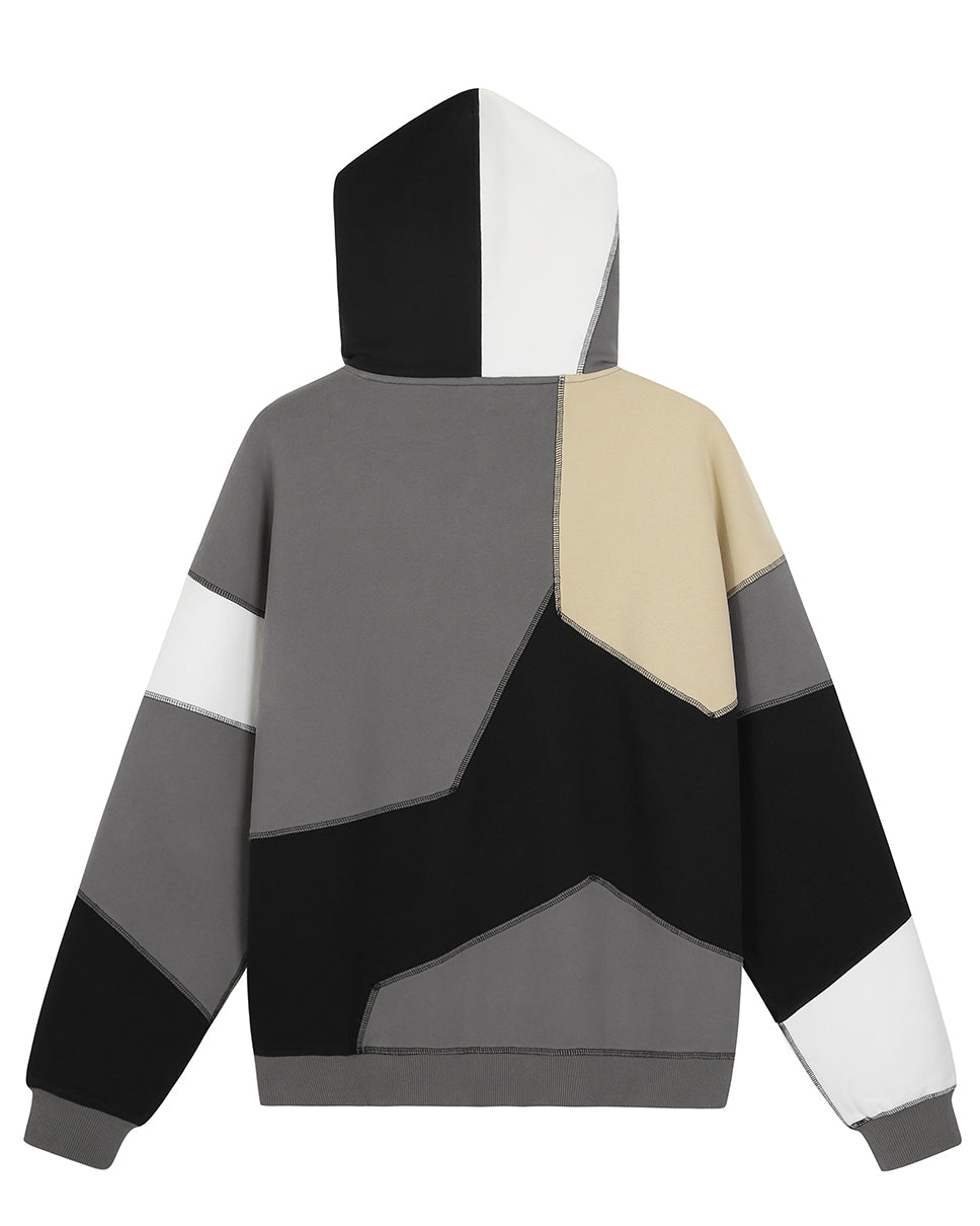 Patchwork Watts Oversized Hoodie