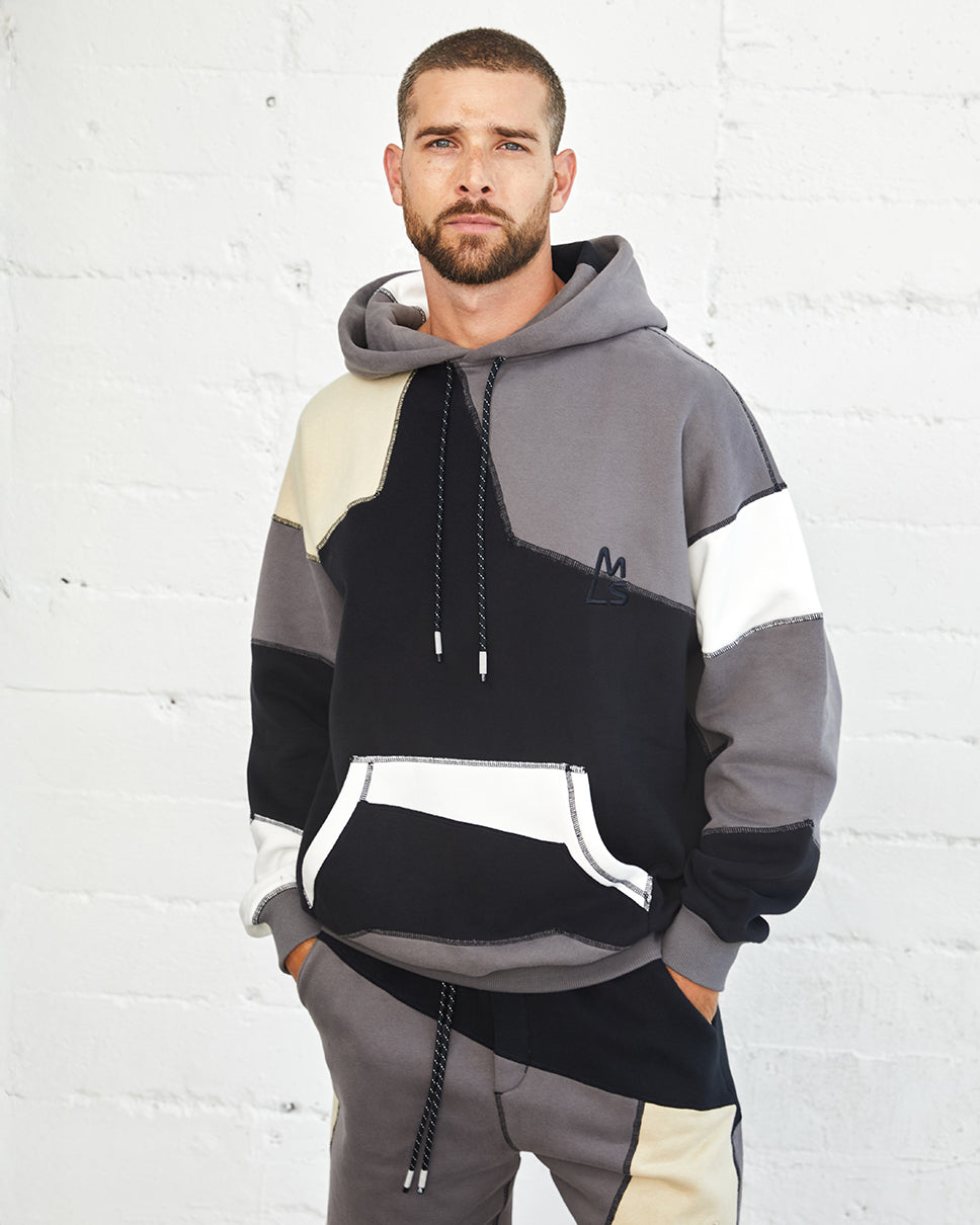 Patchwork Watts Oversized Hoodie