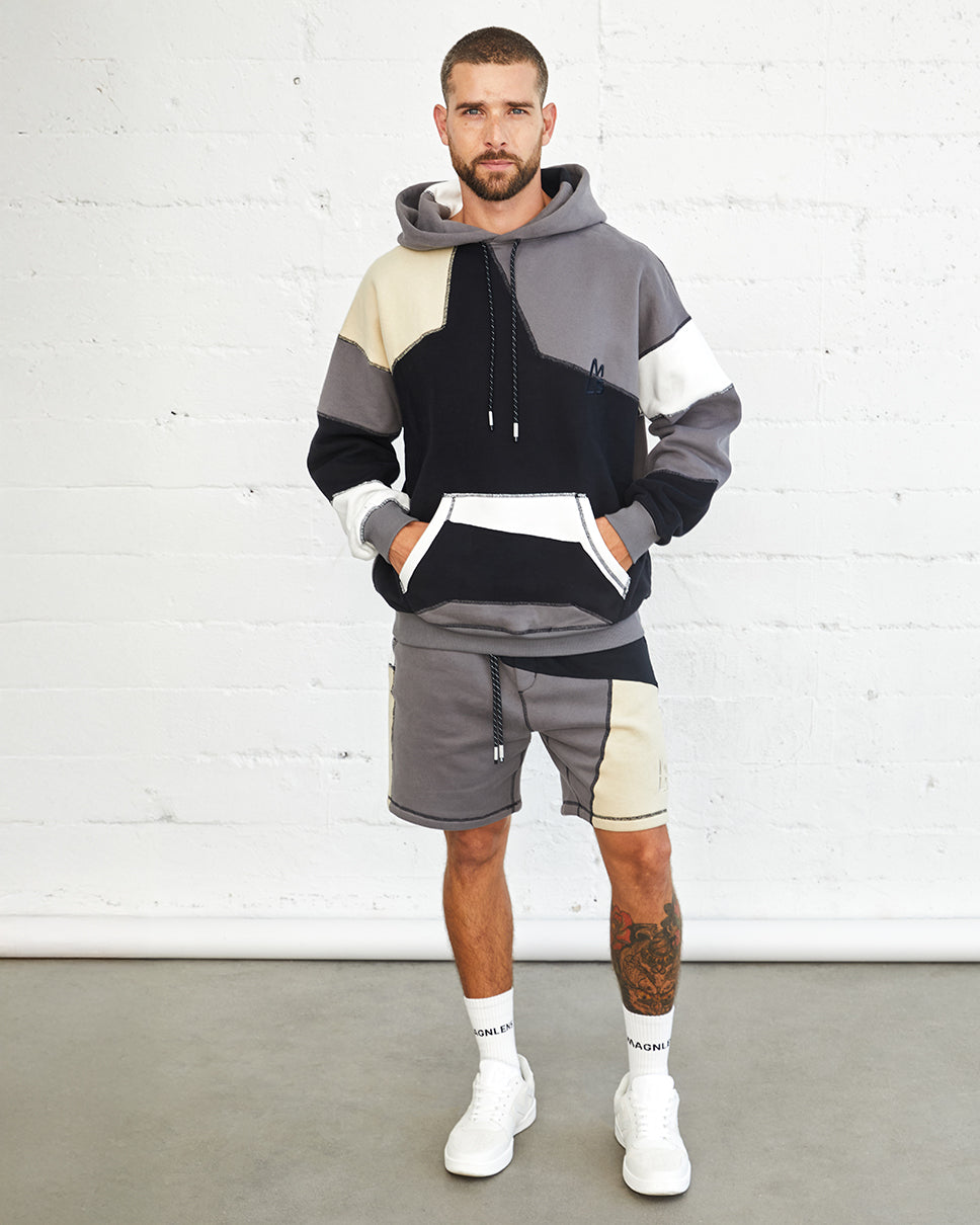 Patchwork Watts Oversized Hoodie